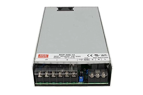 Meanwell RSP-500-12 500W 12V 41.7A AC 220V to DC 12V Transformer for LED Interior Lights with Fan