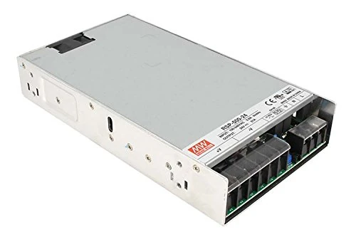 Meanwell RSP-500-24 500W 24V 21A AC 220V to DC 24V Transformer for LED Interior Lights with Fan