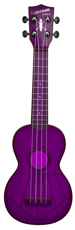 Kala Waterman Soprano Purple Grape Fluorescent with Bag | Ukulele | New