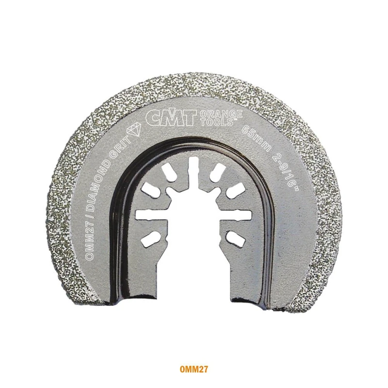 CMT OMM27-X1 Diamond Coated Radial Saw Blade Extra Long Life Quick Release Oscillating Multicutter