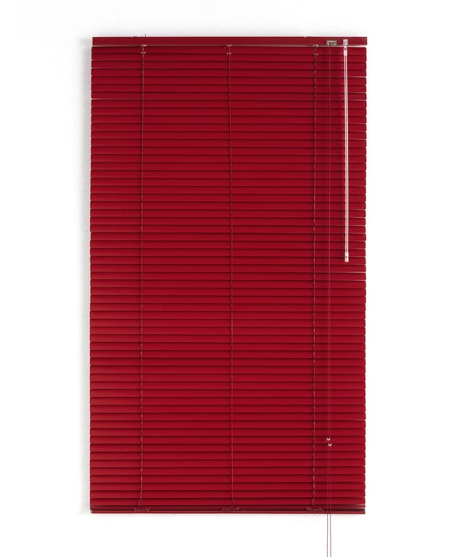 Blindecor Venetian Blind, Red, 90 x 180 cm