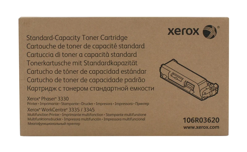 Xerox Genuine Phaser 3330 / Workcentre 3335 / 3345 Black Standard Capacity Toner Cartridge (2,600 Pages) - 106R03620