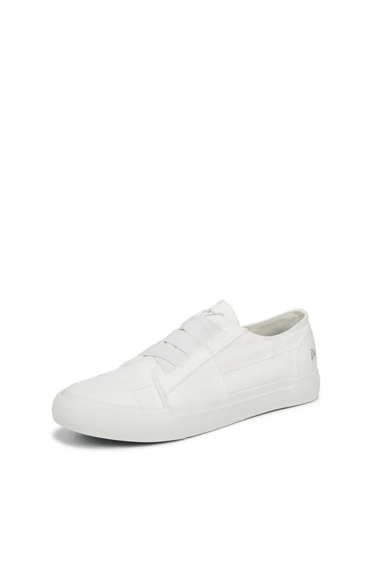 Blowfish Malibu Women's Marley말리马利marley馬利מרליmarleymarley Fashion Sneaker, White Color Washed, 6.5 UK