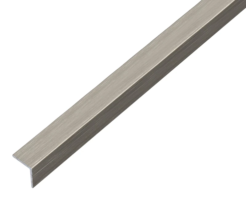 Alberts Aluminium Angle Profile - Chrome Design 1000mm x 10mm