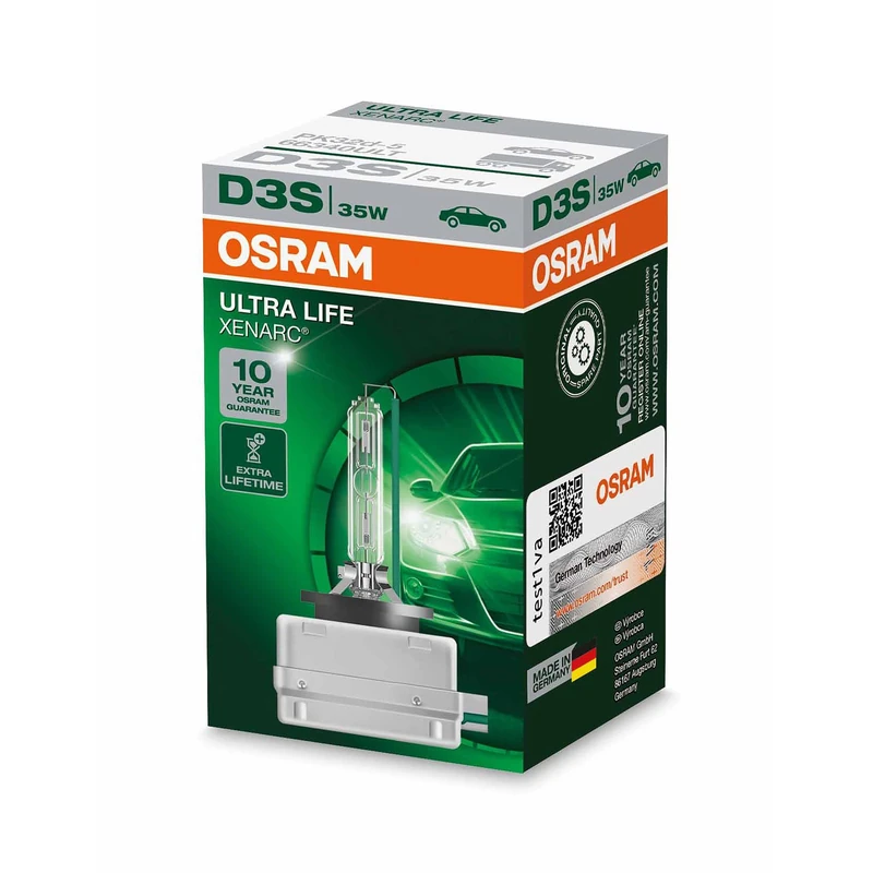 OSRAM XENARC ULTRA LIFE D3S HID Xenon discharge bulb, discharge lamp, 66340ULT, folding carton box (1 unit) - Image 1
