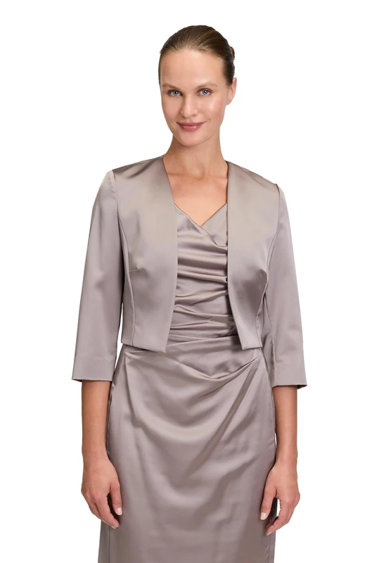 Vera Mont Women's 0059/4822 Dress, Brown (Smoky Taupe 7322), 18 (Size: 44)
