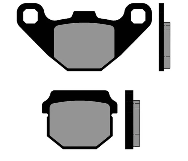 Brenta Organic Motorcycle Brake Pads for Adly ATV 150,ATV 300, Aeon Aero 50, Regal 50, Maico