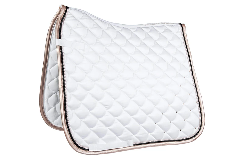 HKM 4057052074271 Saddlecloth Copper Kiss-1200 White Ponyviels.