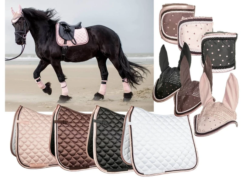 HKM Copper Kiss-1200 4057052074295 Saddle Cloth, White, Versatile