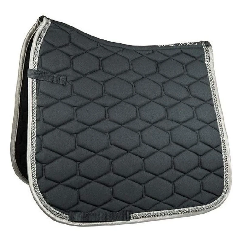 HKM Saddle pad-9125 Saddle pad 9300 Dark Grey Dressage