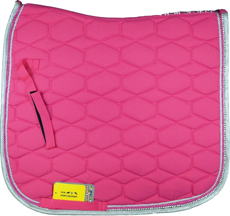HKM Crystal Fashion 9125 Saddle Cloth Pink Dressage