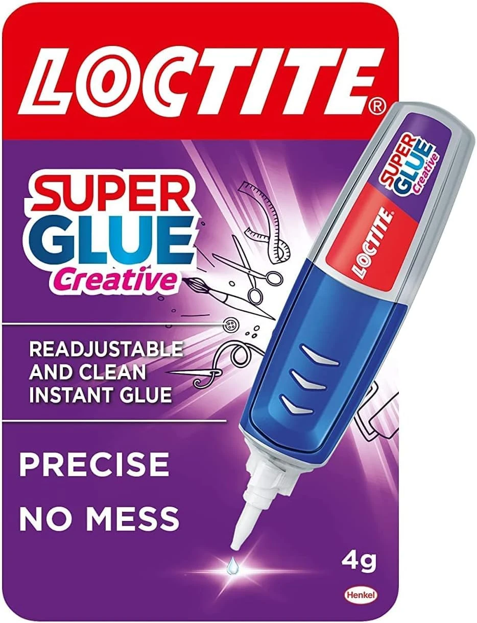 Loctite Super Glue Perfect Pen, Glue Pen for Precise Application, Superglue Gel Dries Clear for Invisible Repairs, Clear Glue for Vertical Surfaces, 3 g