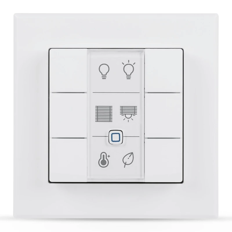 Homematic IP 142308A0 6 Buttons Wall Mount Remote Control - White