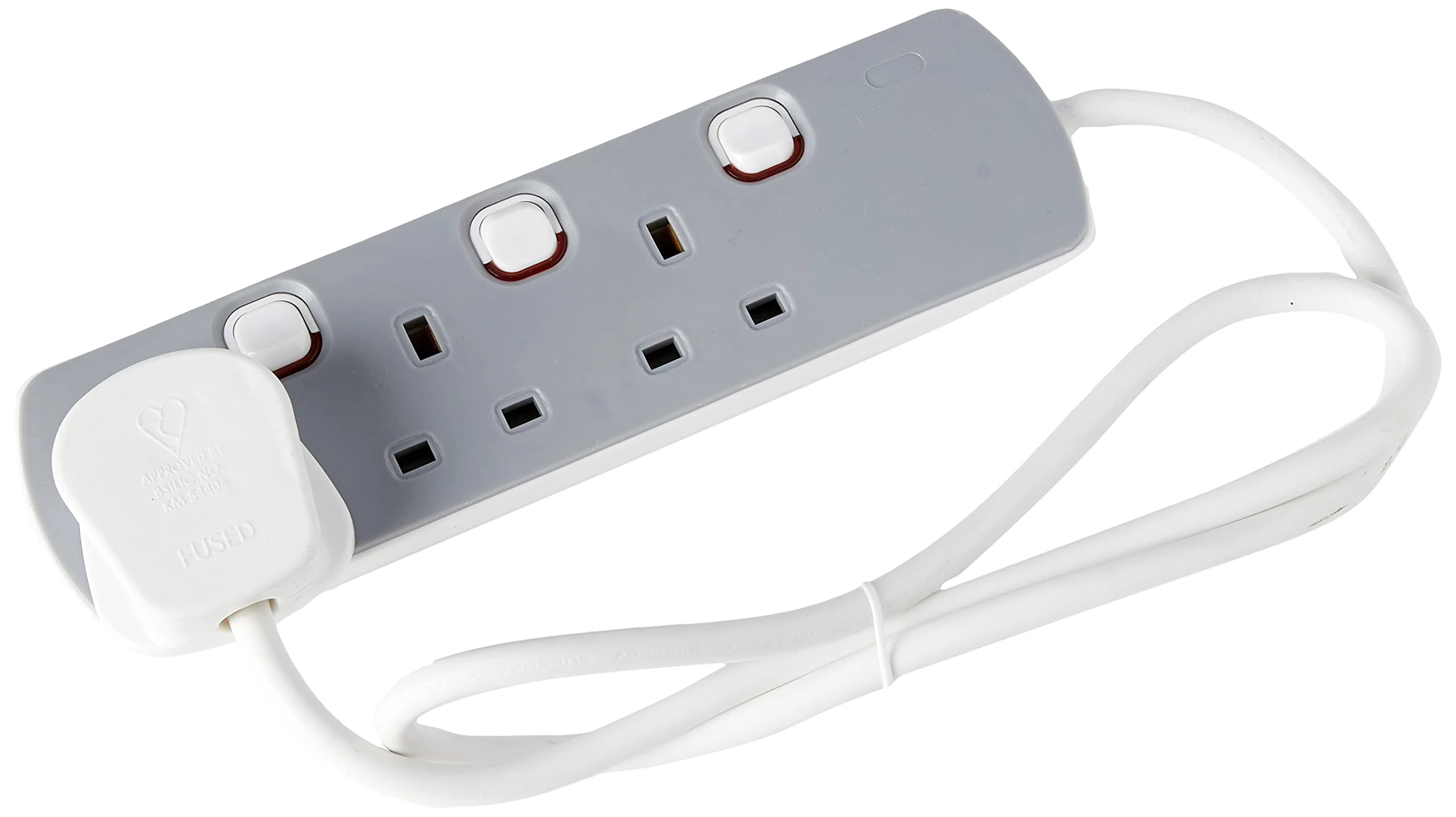 PRO ELEC PELB1761 3 Way Extension Lead, 1m Individually Switched