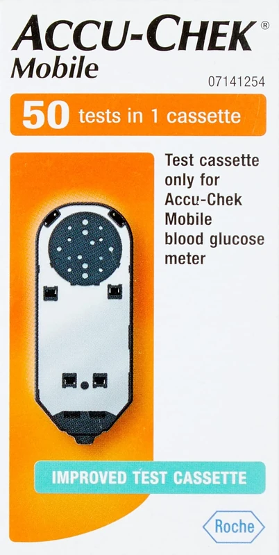 Accu-Chek 4026324 Mobile Test Cassette, 50 Test, 100g