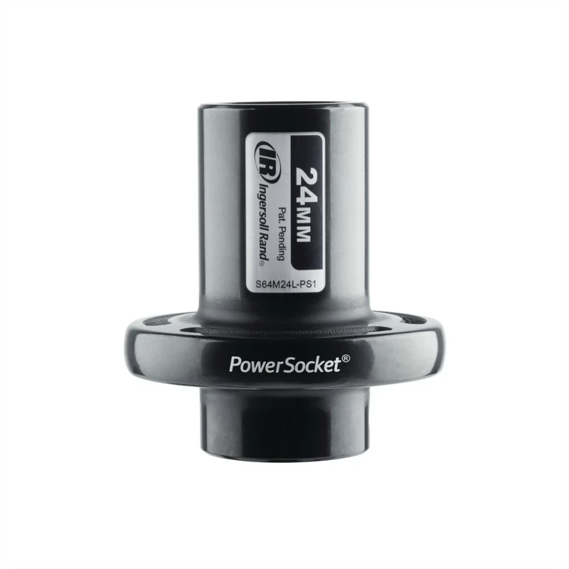 Ingersoll Rand Power Socket S64M24L-PS1, for Air Impact Wrench, 24 mm, ½” Impact Tool up to 50% More Torque, Light and Compact