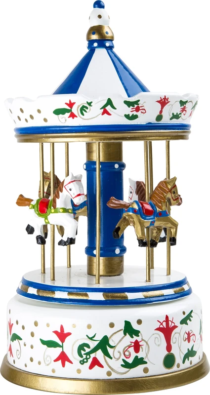 Small Foot Nostalgic Roundabout Musical Box, Multi-Colour, Large - Image 1