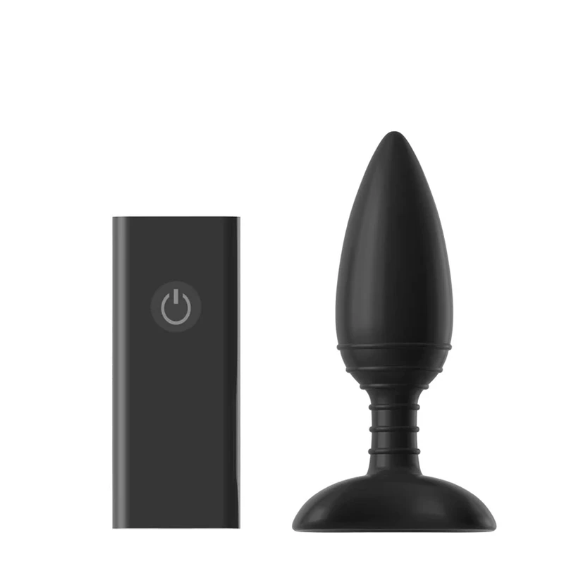 Nexus Ultra Si Silicone Dual Density Prostate Massager, Black, insertable 8.5cm