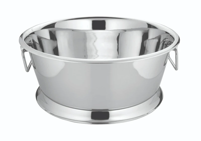 Barprofessional WKRV055 Portofino Wine Bowl, Small, Silver - Image 1