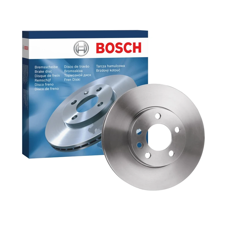 Bosch BD1880 Brake Disc - 308 mm Vented Discs - Front Axle - ECE-R90 Certified - Good Cooling, Reliable Braking, Corrosion Protection - 1 Single Disc