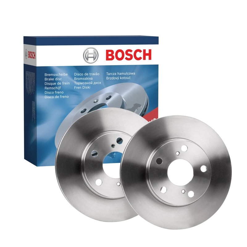Bosch BD1911 Brake Discs - Front Axle - ECE-R90 Certified - 1 Set of 2 Discs