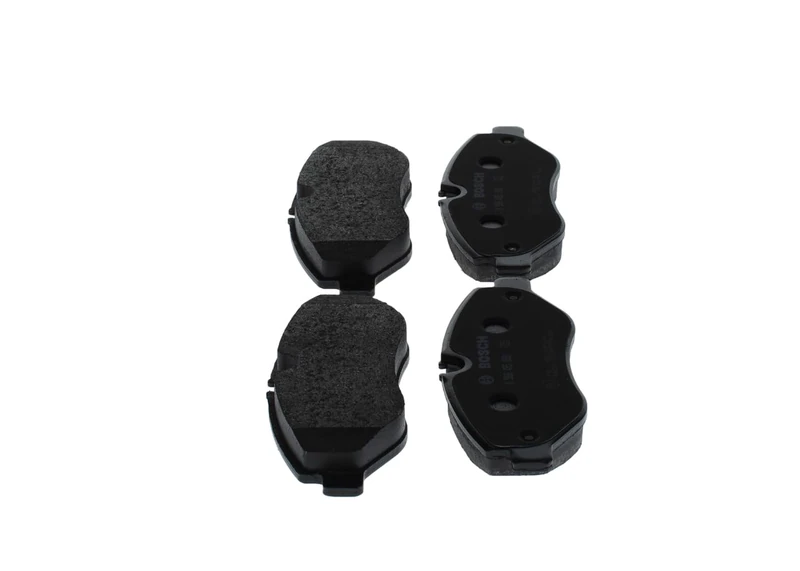 Bosch BP1552 - Brake Pads Car Front Axle - Bosch Quality - Reduced Noise and Dust - ECE-R90 Certified - Copper-Free - 1 Set of 4 Pads