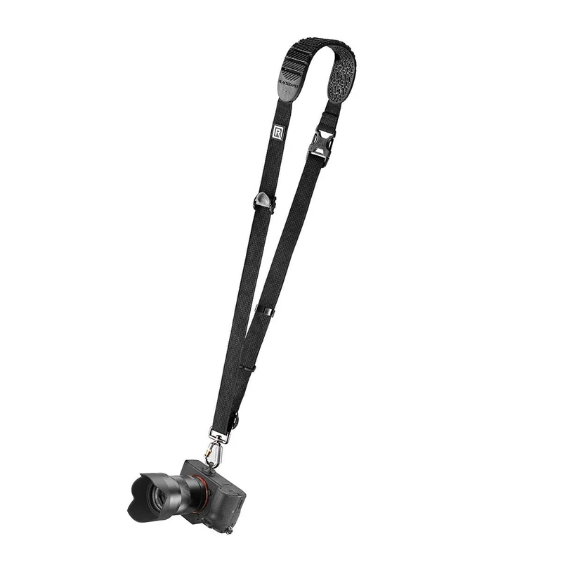 BLACKRAPID Cross Shot Camera Sling Comfortable & Adjustable Cross-Body Strap with Rubber Non-Slip Grip Shoulder Pad for DSLR, SLR & Mirrorless Cameras