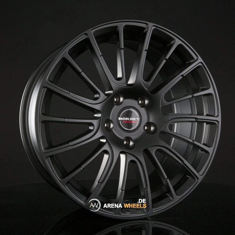 Borbet LS2 8 x 18 ET 50 Bolt Circle 5 x 108 Hub Centering 72.5 LS2 80850108572.5BM, Black Matt