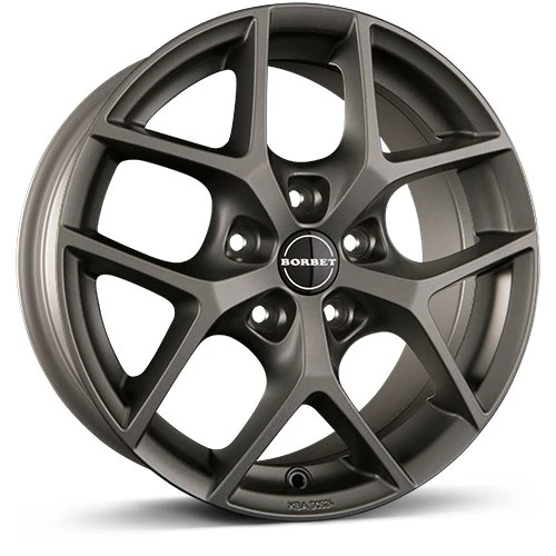 Borbet Y 7 x 16 ET 48 Bolt Circle 5 x 112 Hub Centering 57.1 Y 70648112557.1TM, Titan Matt