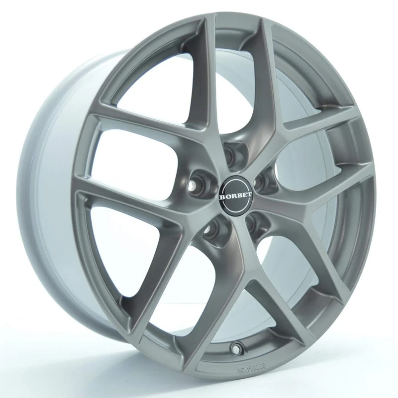 Borbet Y 7.5 x 17 ET 47 Bolt Circle 5 x 114.3 Hub Centering 72.5 Y 75747114.3572.5TM, Titan Matt