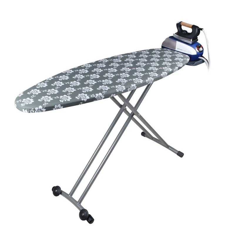 Orbegozo TP 6500 – Folding Ironing Board, Adjustable Height up to 93 cm, Cover 100% Cotton, Electrical Outlet, Holder for Ironing Centers