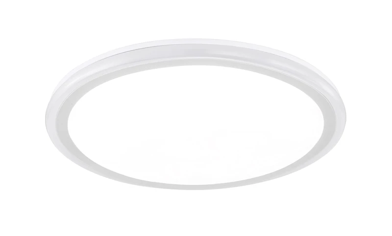 WOFI Action 977902066400 A+ Ceiling Light Plastic 28 W, Plastic, White, Ø: 40 cm, Integriert