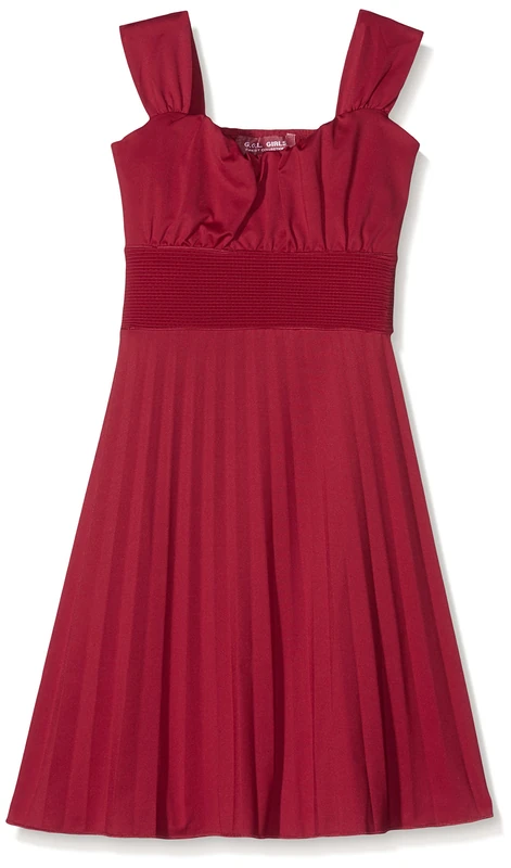 Gol Girls' Jersey Dresses, Red (Red 70), 10 Years - Image 1