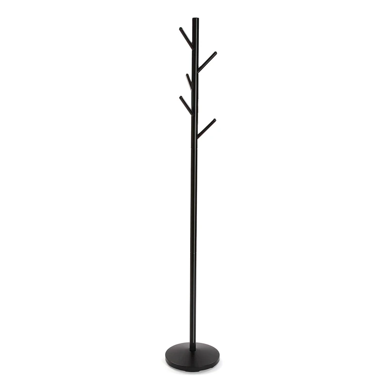 Versa Coat Stand Adelisa 28,5x28,5x170 cm Black