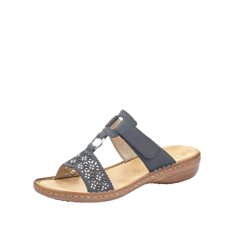 Rieker Women's Frühjahr/Sommer 60871 Mules, Blue (Pazifik 14), 7.5 UK