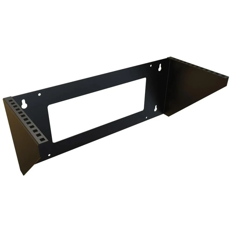 Techly Vertical Wall Mounting Bracket 19" 4U Black Easyline I-CASE EF-3004BK - rack accessories (Black, Steel, Mounting bracket, 4U)
