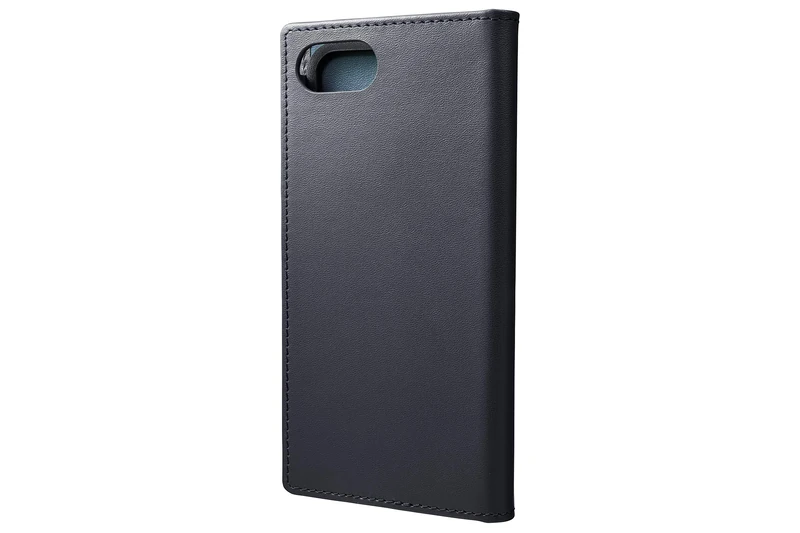 GRAMAS GLC626NV Genuine Leather Flip Case for Apple iPhone 8/7, Navy Blue