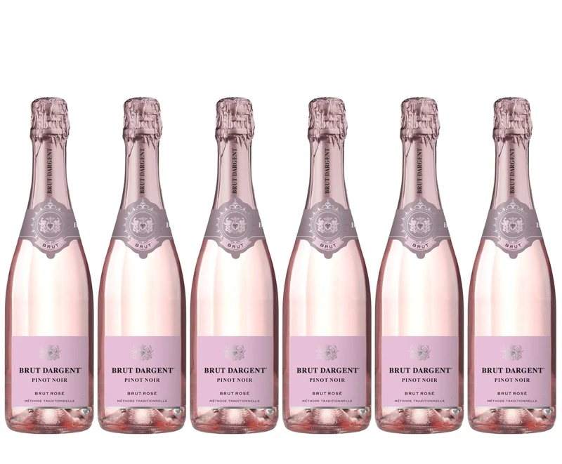 Brut Dargent - Pinot Noir Brut Rosé, Sparkling wine méthode traditionnelle (6 x 0,75L)
