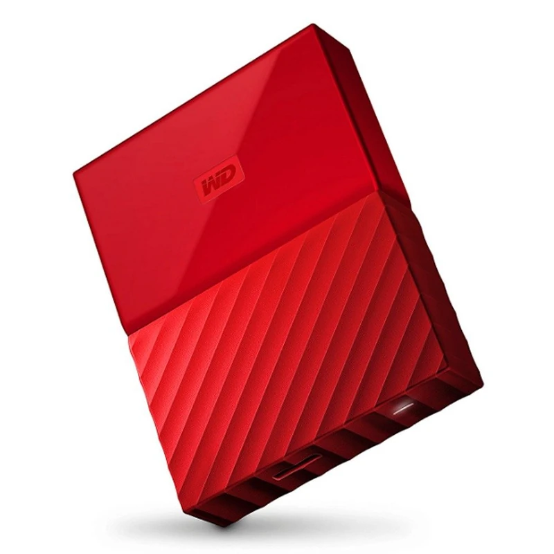 WD WDBYFT0020BRD-WESN 2 TB My Passport Portable Hard Drive - Red