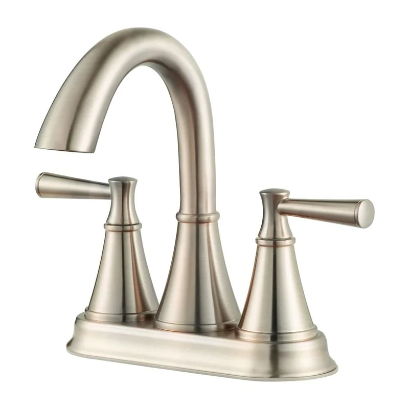 Pfister LF048CRKK Cantara 2-Handle Bathroom Faucet, 4" Centerset, Brushed Nickel
