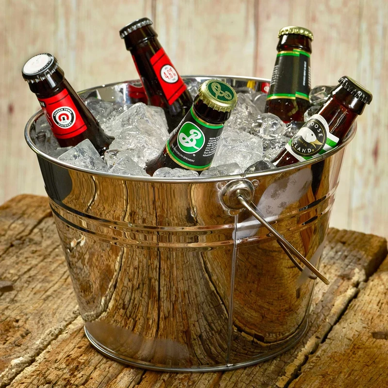 Genware Mini Presentation Round Fry Basket Black 9.3 x 9cm - Set of 6 - Food Serving Basket