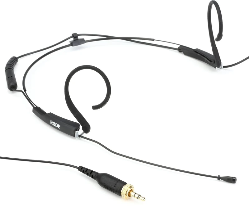 RØDE HS2 Lightweight Omnidirectional Headset Microphone – Large, Black - Image 1