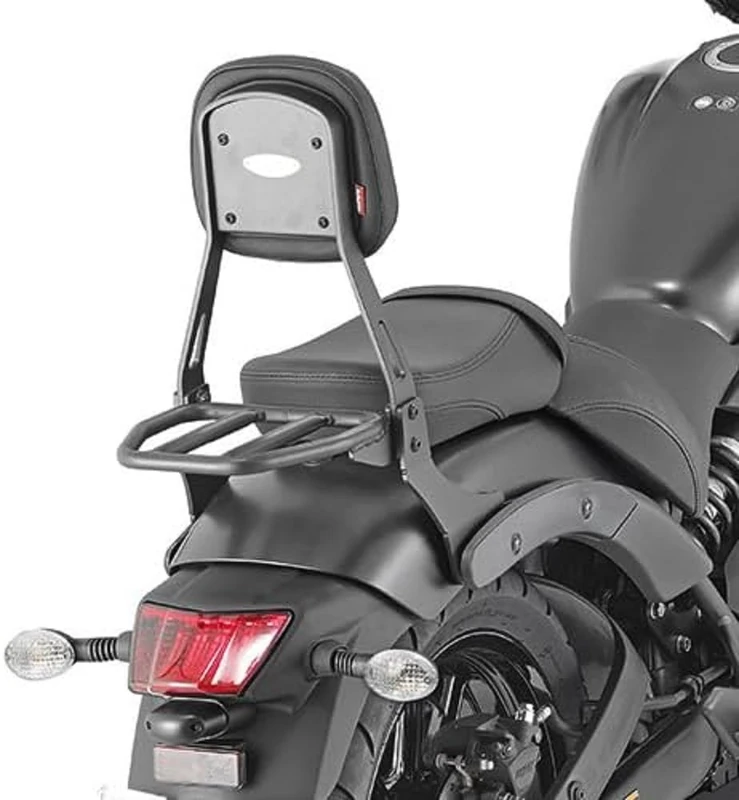 GIVI TS4115B Backrest with Luggage Rack - Kawasaki Vulcan S 650 - Image 1