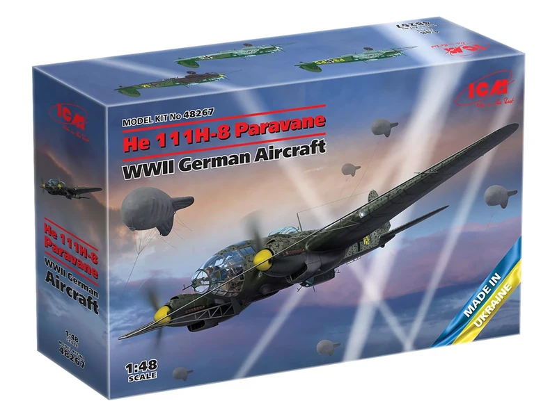 ICM 1:48 - He 111H-8 Paravane WWII German Aircraft