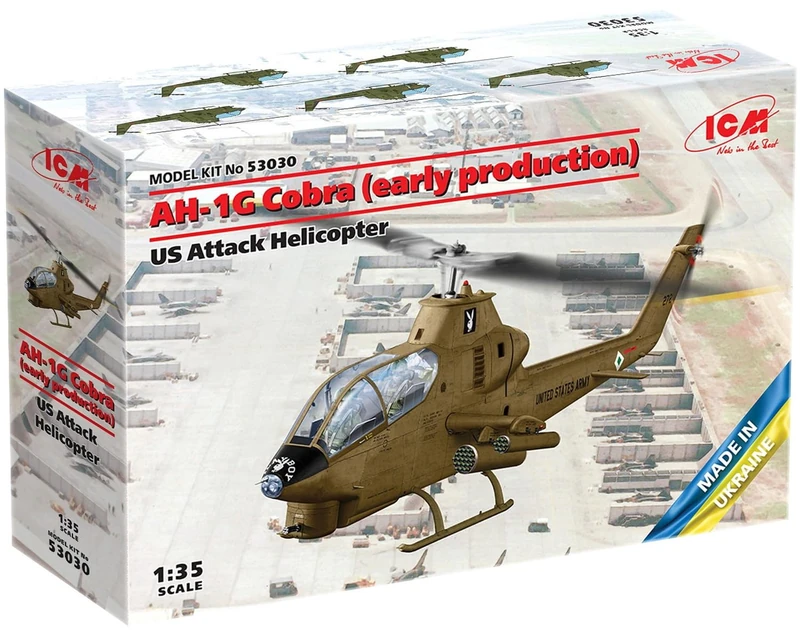 ICM 1:35 - AH-1G Cobra US Attack Helicopter (Early Prod)