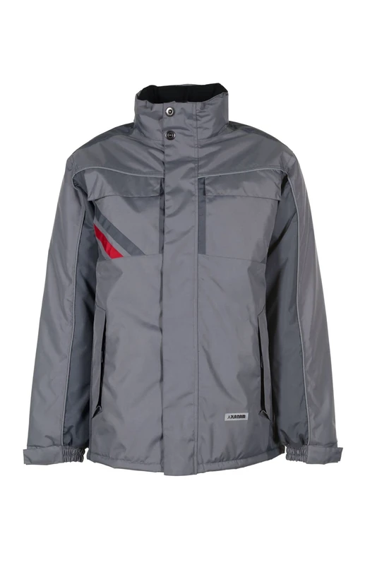 Planam 2301064 Size 3X-Large "Highline" Winter Jacket - Zinc/Slate