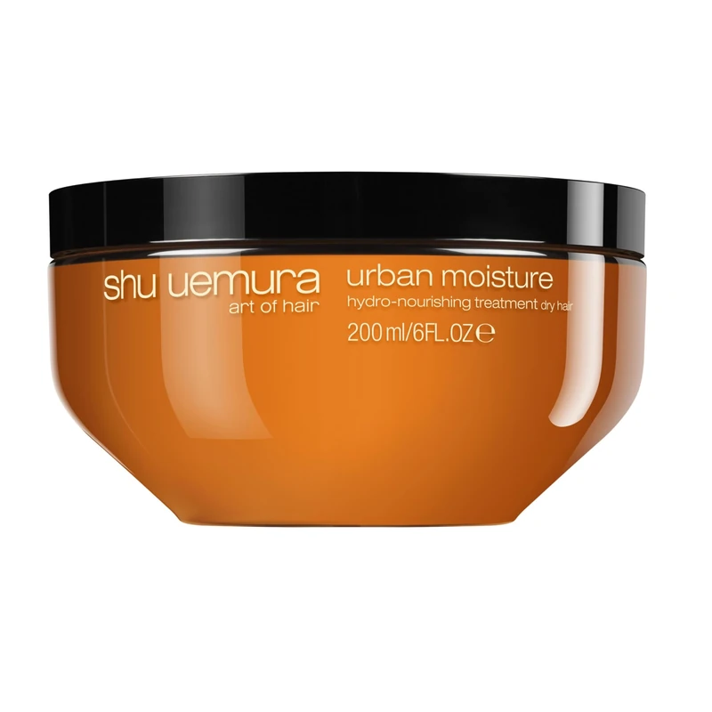Shu Uemura, Hydro-Nourishing Hair Mask Urban Moisture, Dry Hair, Enriched with Moringa Oil, Hydrates & Protects, 200 ml