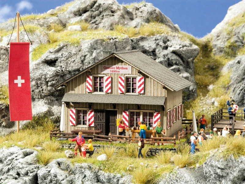 Noch 63800 "Mountain Restaurant Grosser Mythen Landscape Modelling
