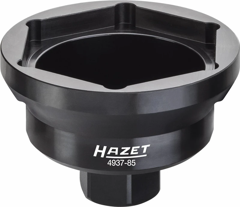 Hazet Nkw 4937-85 Axle Nut Spanner External Hex Profile 1 Piece Burnished - Image 1