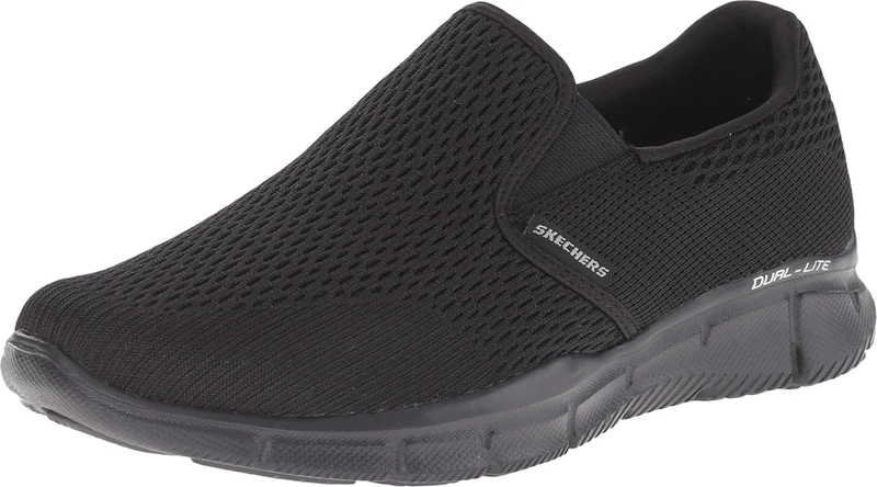 Skechers Men's Equalizer Double Play Fitness Shoes, Black, 7 UK Wide - Image 1